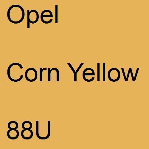 Opel, Corn Yellow, 88U.